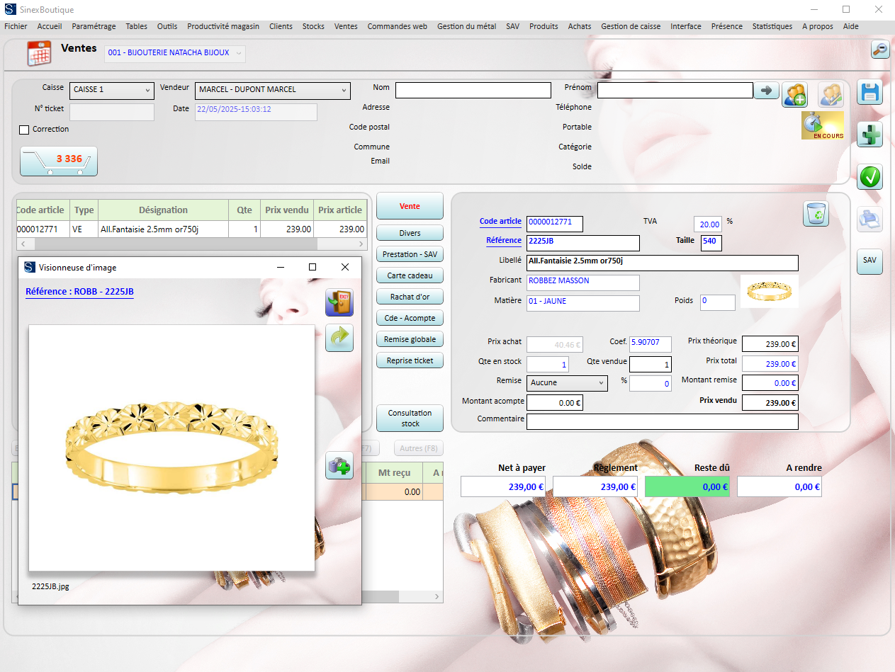 Gestion des ventes